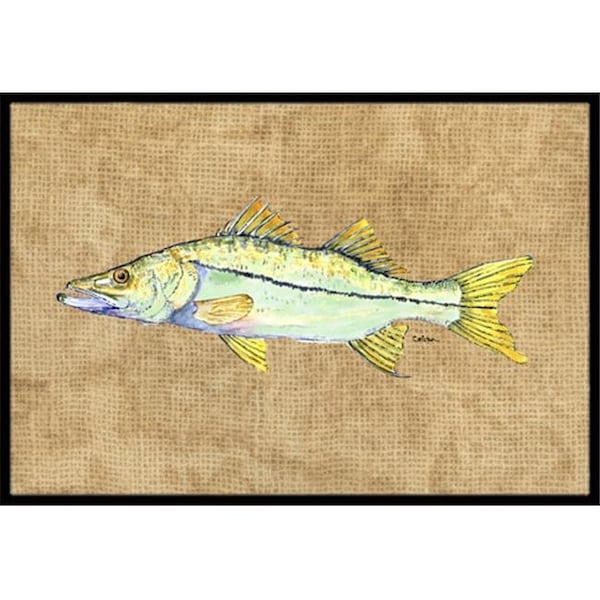 Carolines Treasures 8819MAT 18 x 27 In. Snook Indoor or Outdoor Mat 8819MAT - main